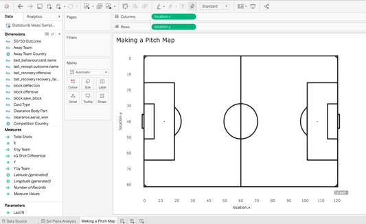How to create Football Pitches/Goals as Backgrounds in Tableau