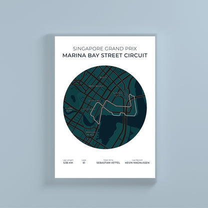 Marina Bay, Singapore wall print by SportsChord